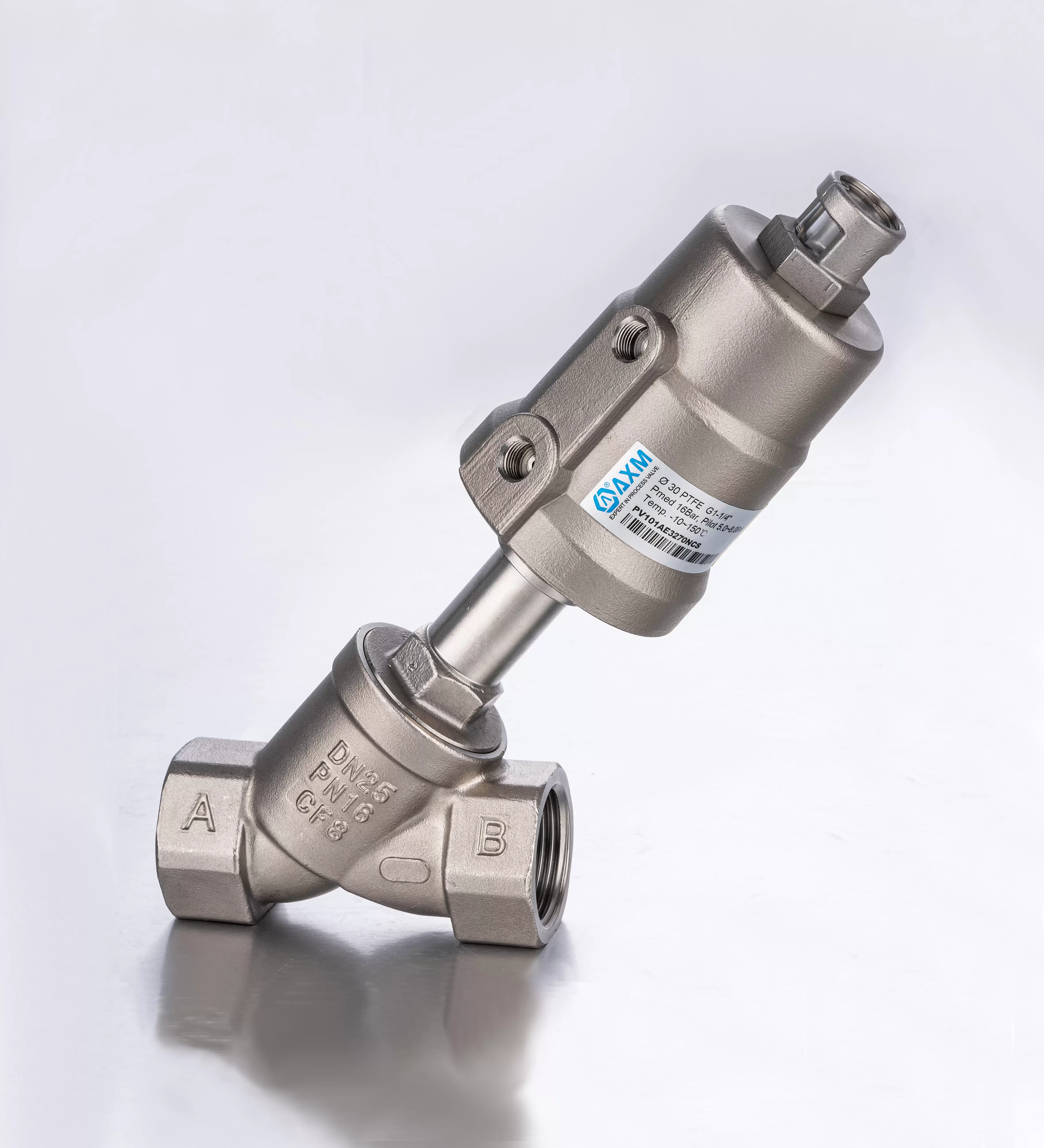 PV101S系列内螺纹气控角座阀