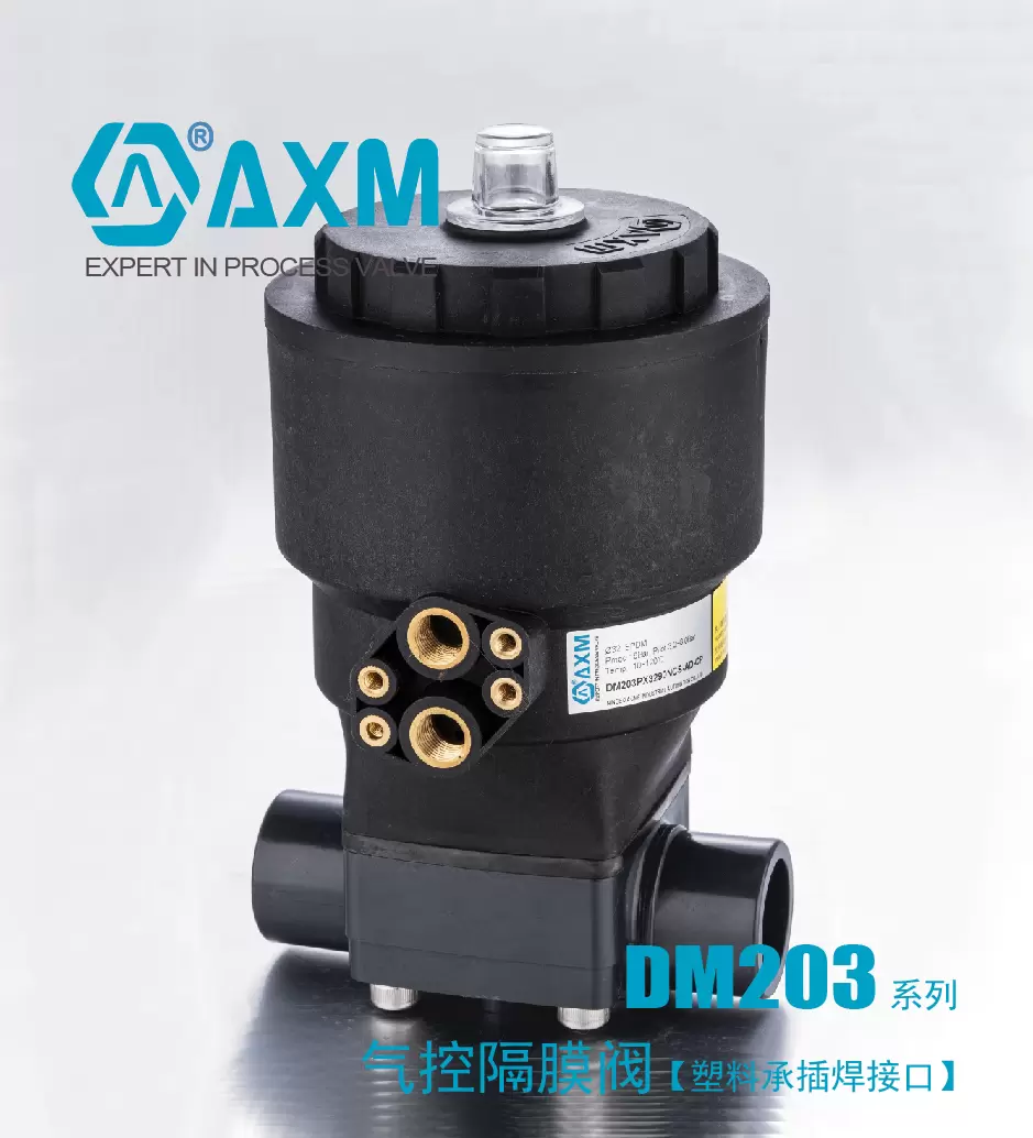 DM203系列【承插焊接口气控隔膜阀】