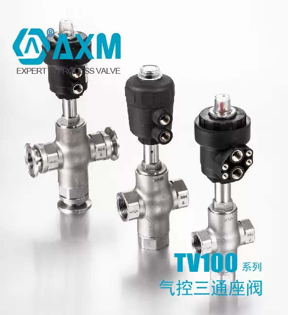 TV100系列【气控三通座阀】