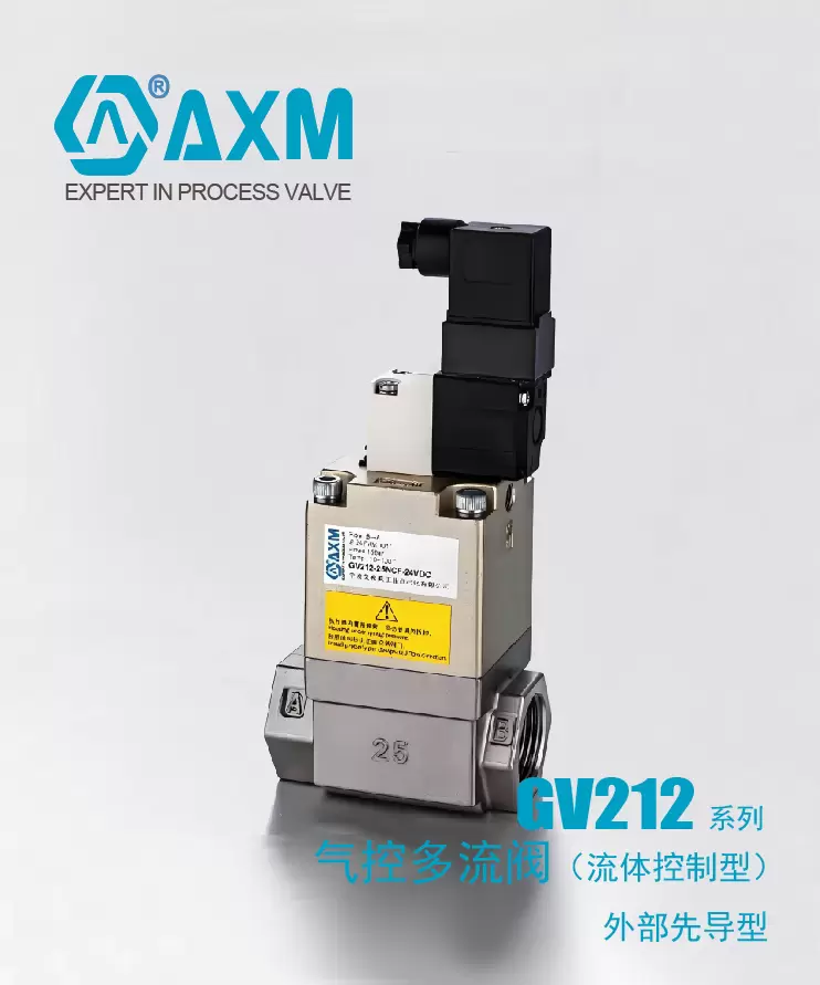 GV212系列外部先导气控多流阀（流体控制）