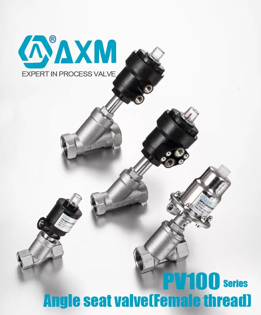 Pneumatic Angle Seat Valve