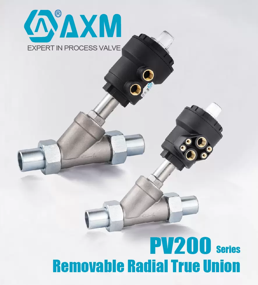 PV200AE【Removable Radial True Union ends】