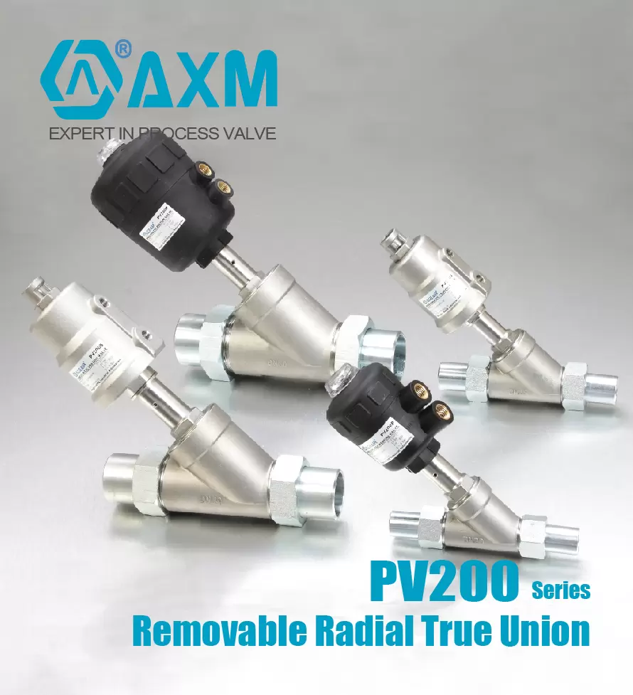 PV200AE【Removable Radial True Union ends】