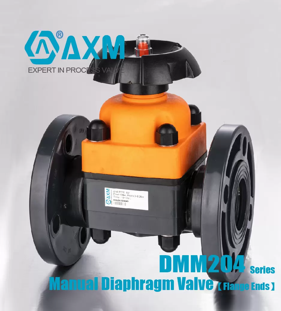 DMM204 Series【Flange ends/Plastic body】