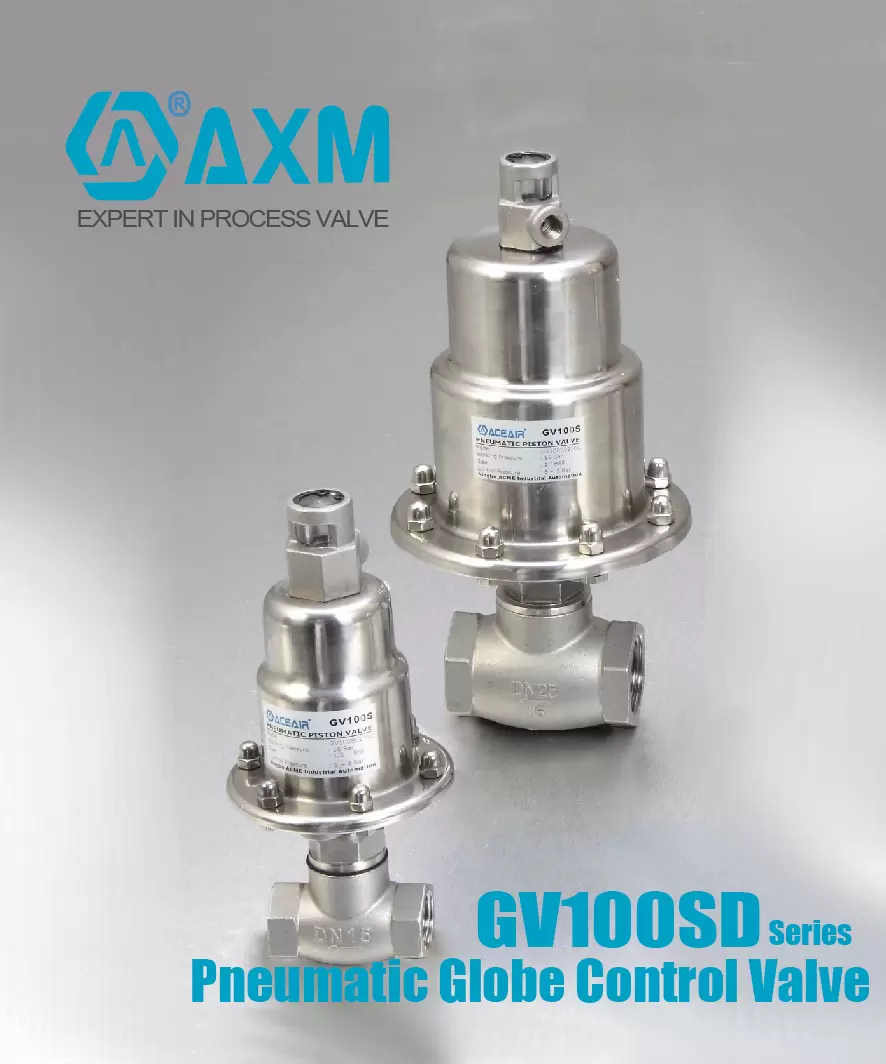 GV100SD Series Pneumatic Globe Control Valve