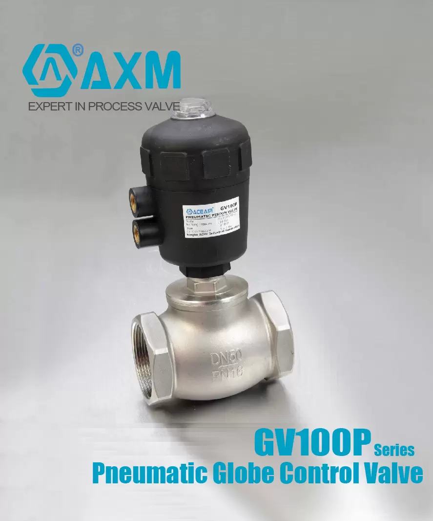 GV100P Series Pneumatic Globe Control Valve