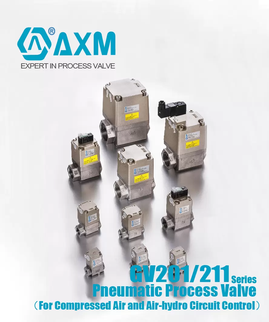 GV201/GV211 Series【For Compressed Air and Air-hydro Circuit Control】