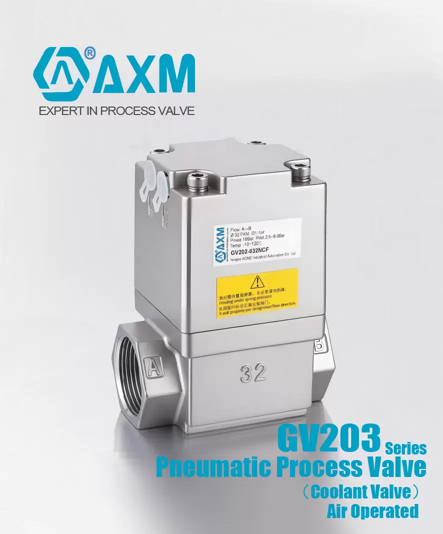 GV203 Series Pneumatic Process Valve/ Air Operated【For Coolant Valve】