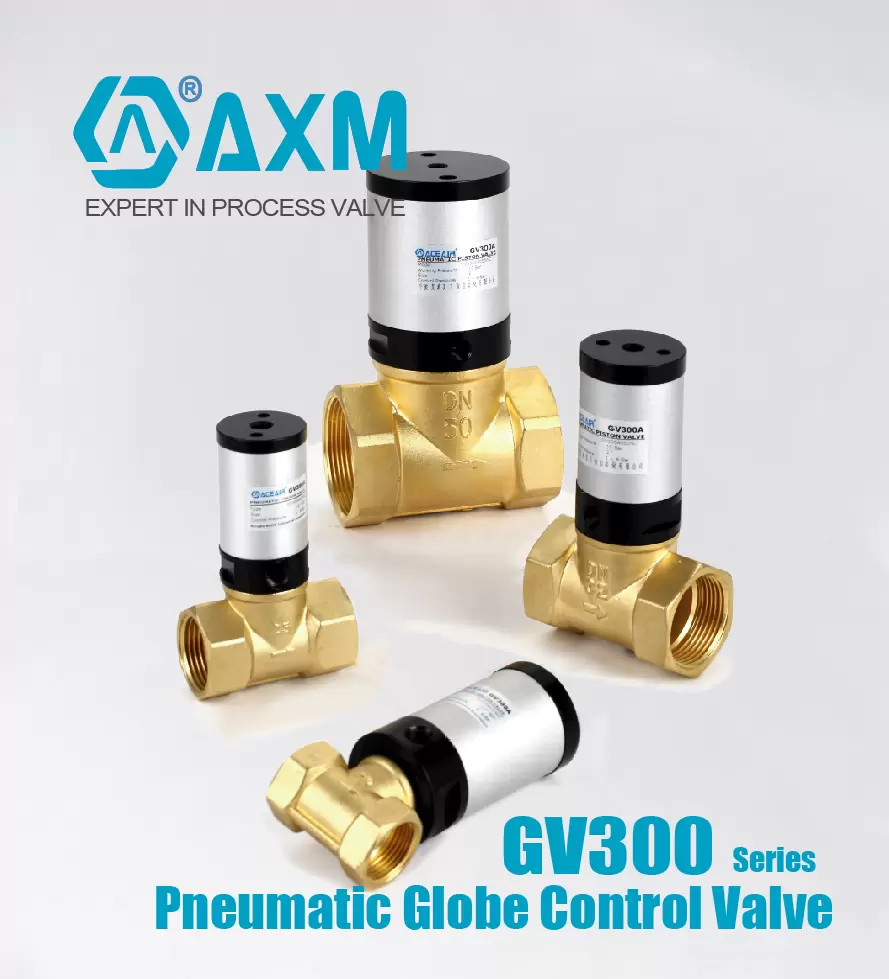 GV300 Series【Pneumatic Globe Control Valve/ Brass body】