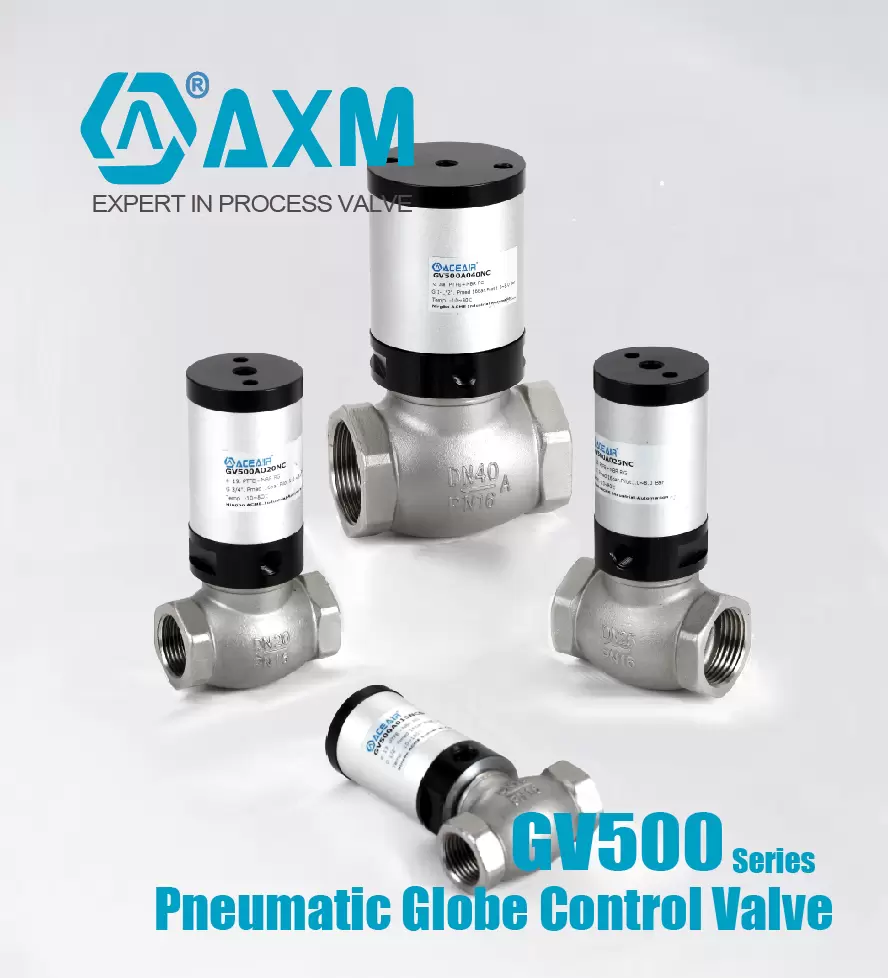 GV500 Series【Pneumatic Globe Control Valve/S.S.body】