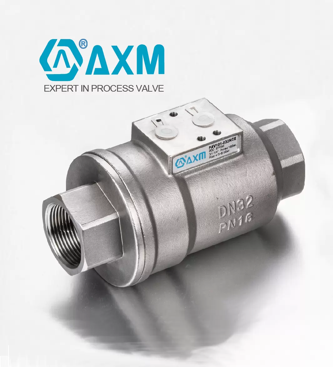 PAV100 Series Pneumatic Co-axila Valve