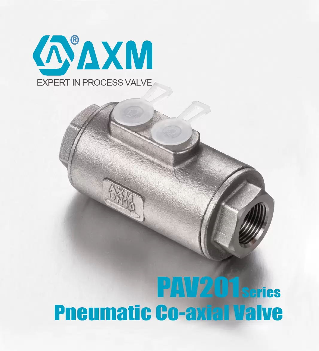 PAV200 Series Pneumatic Co-axila Valve