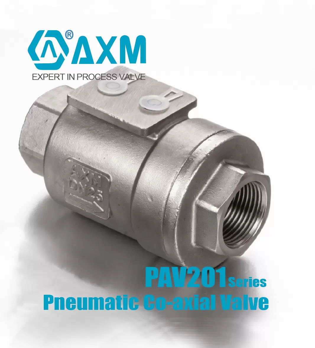 PAV200 Series Pneumatic Co-axila Valve