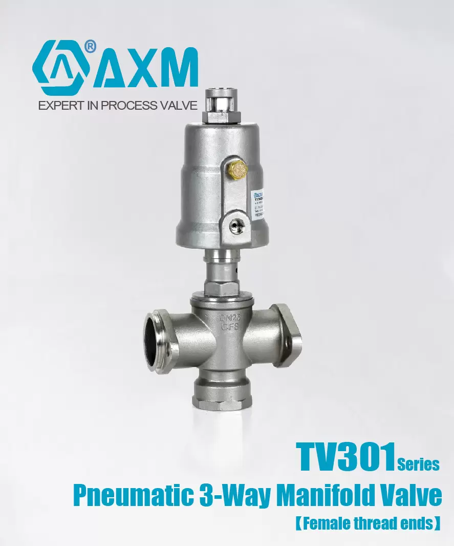 TV300 Series Pneumatic 3-way Manifold Valve